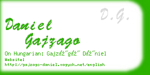 daniel gajzago business card